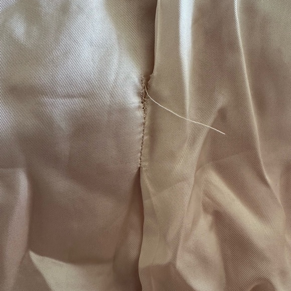 Zara women’s frayed ruffle red and white open front tweed jacket size M - Picture 7 of 8